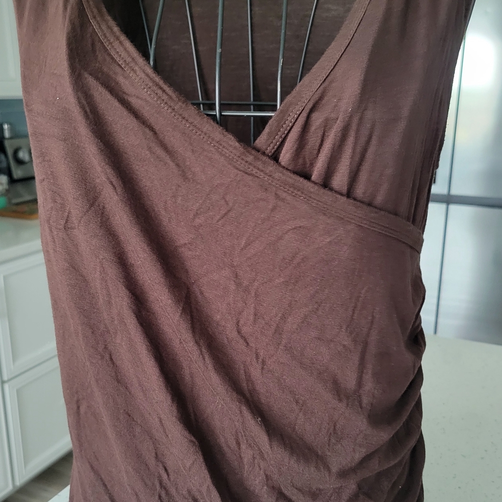 Willi Smith Pink Wrap Tank Top